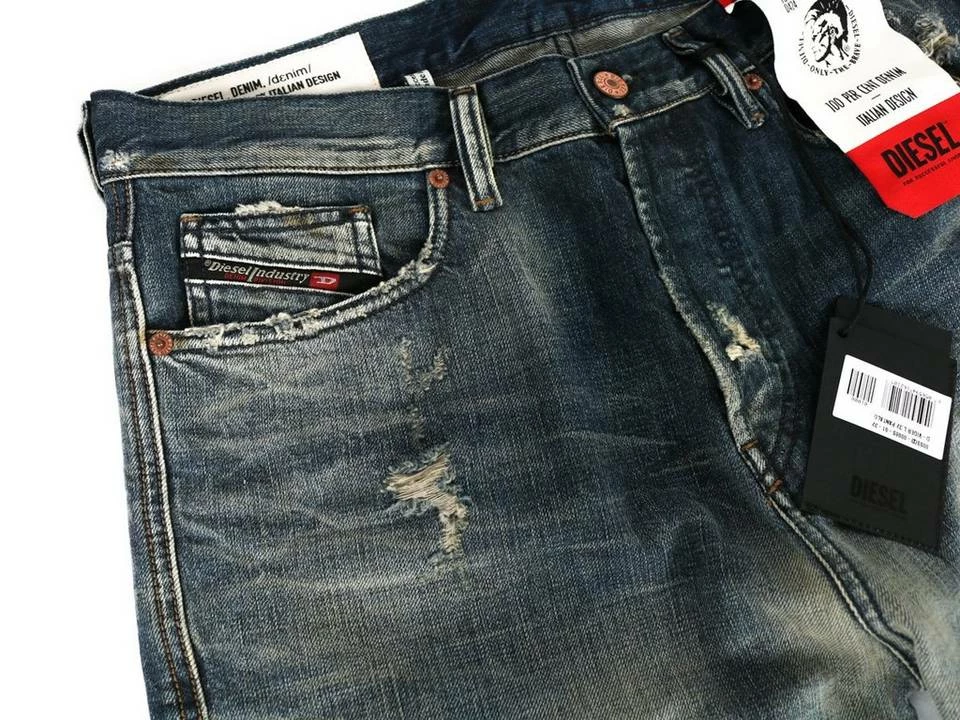 Diesel Tapered-fit-Jeans Dirty Look - Tiefer Schritt - D-Vider 0098S W32 5 Diesel Tapered-fit-Jeans Dirty Look - Tiefer Schritt - D-Vider 0098S W32 – Bild 5