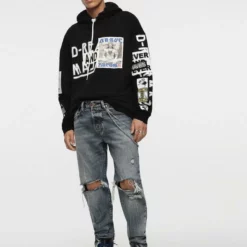 Diesel Ankle-Jeans Cropped Destroyed Mharky 084ZS -Diesel Verkäufe 0cfa503f 190e 5609 9664 745c2a70e5e7