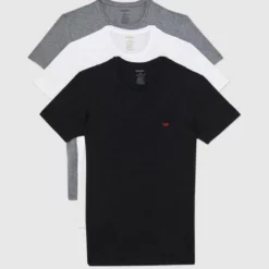 Diesel T-Shirt »Randal R-Neck« (3-tlg., 3er-Pack) Schwarz, Schwarz#ft5_slash#weiß#ft5_slash#grau, Weiß