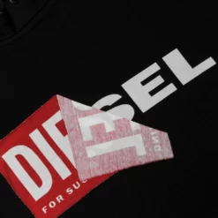 Diesel Hoodie »Oversize Kapuzenpullover S-ALBY Schwarz« -Diesel Verkäufe 233f52ae 2d15 5644 acfd bf82badbd33e