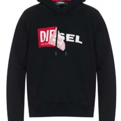 Diesel Hoodie »Oversize Kapuzenpullover S-ALBY Schwarz« -Diesel Verkäufe 252b456d 7d43 5b3c 95fc 171f93481314