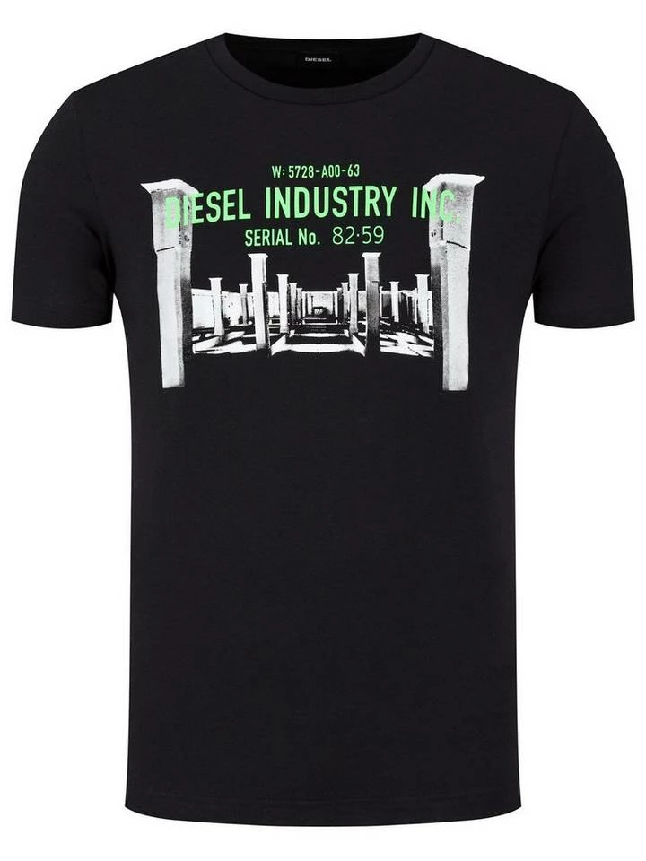 Diesel T-Shirt »Regular Fit Rundhals T-DIEGO-S13 Schwarz« 1 Diesel T-Shirt »Regular Fit Rundhals T-DIEGO-S13 Schwarz«