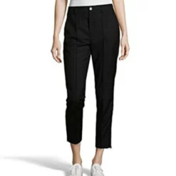 Diesel Stoffhose »DIESEL Stoff-Hose schicke Damen Business-Hose mit Reißverschluss am Beinabschluss Mode-Hose Schwarz«