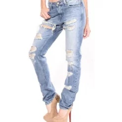 Diesel Regular-fit-Jeans »Diesel Slim-Straight Jeans bequeme Denim-Hose für Frauen im Destroyed-Look Arbeits-Hose Blau« -Diesel Verkäufe 469f1b9b ac0b 58de 915e a3ec15f83b14