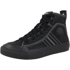 Diesel »S-Astico Mid Lace Herren« Sneaker Schwarz, Weiss -Diesel Verkäufe 6352610f d300 51fb af27 90503573596b
