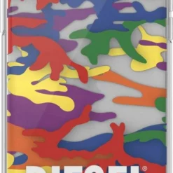 Diesel Smartphone-Hülle »Clear Case Pride Camo AOP SS21« iPhone 12 Pro Max 17 cm (6,7 Zoll)