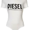 Diesel Body »Damen Body - Kurzarm, Rundhals, Cotton Jersey,« Weiß, Rosa, Schwarz