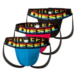 Diesel Tanga »Herren Jockstrap 3 Pack - UMBR-Jockythreepack,« Hellblau#ft5_slash#Dunkelblau#ft5_slash#Schwarz, Schwarz, Blau#ft5_slash#Pink#ft5_slash#Schwarz -Diesel Verkäufe 6fce74f3 7681 5d24 a2b0 4108ca6d50ee