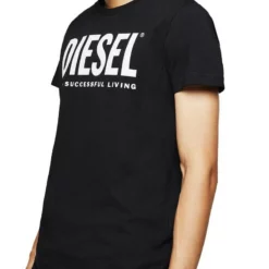 Diesel T-Shirt »Unisex T-Shirt - T-Diego, Logo, Rundhals« Grau, Schwarz, Weiß -Diesel Verkäufe 71819b77 b8ca 5f87 8a54 019b90640f81