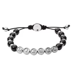 Diesel Armband »BEADS, DX1267040«, mit Kugeln aus Agate und Hämatit