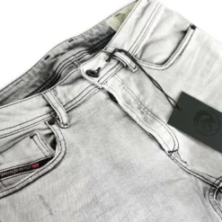 Diesel Skinny-fit-Jeans Destroyed Hose Hell Grau - Sleenker X 0090F -Diesel Verkäufe 8c5d0b4e 587c 546b 8fab 3f0b39d25299