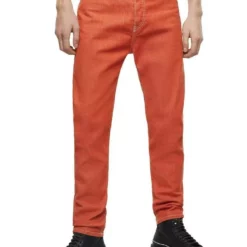 Diesel Tapered-fit-Jeans Tiefer Schritt - D-Vider 069MQ Orange W32
