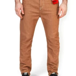 Diesel Tapered-fit-Jeans Tiefer Schritt - D-Vider 069MQ Dunkel Braun W32