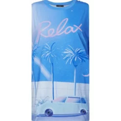 Diesel Rundhalsshirt »DIESEL Sommer Tank Top cooles Damen Cut-Off-Shirt mit Palmen-Print Freizeit-Shirt Blau« -Diesel Verkäufe ac947b49 4e2f 58f0 abf0 739174730f3a