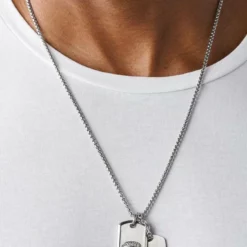 Diesel Kette mit Anhänger »MOHICAN - DOUBLE DOGTAGS, DX1210040« (Set, 3-tlg) -Diesel Verkäufe b728e7f6 72f0 5a65 8e02 9afbcea9fd81
