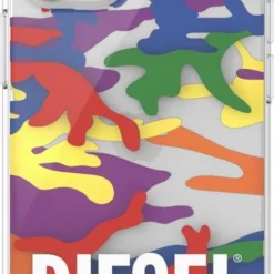 Diesel Smartphone-Hülle »Clear Case Pride Camo für iPhone 12 mini« iPhone 12 Mini