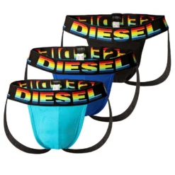 Diesel Tanga »Herren Jockstrap 3 Pack - UMBR-Jockythreepack,« Hellblau#ft5_slash#Dunkelblau#ft5_slash#Schwarz, Schwarz, Blau#ft5_slash#Pink#ft5_slash#Schwarz -Diesel Verkäufe cb1f2ef2 0f83 5465 a58a 87b42db23750