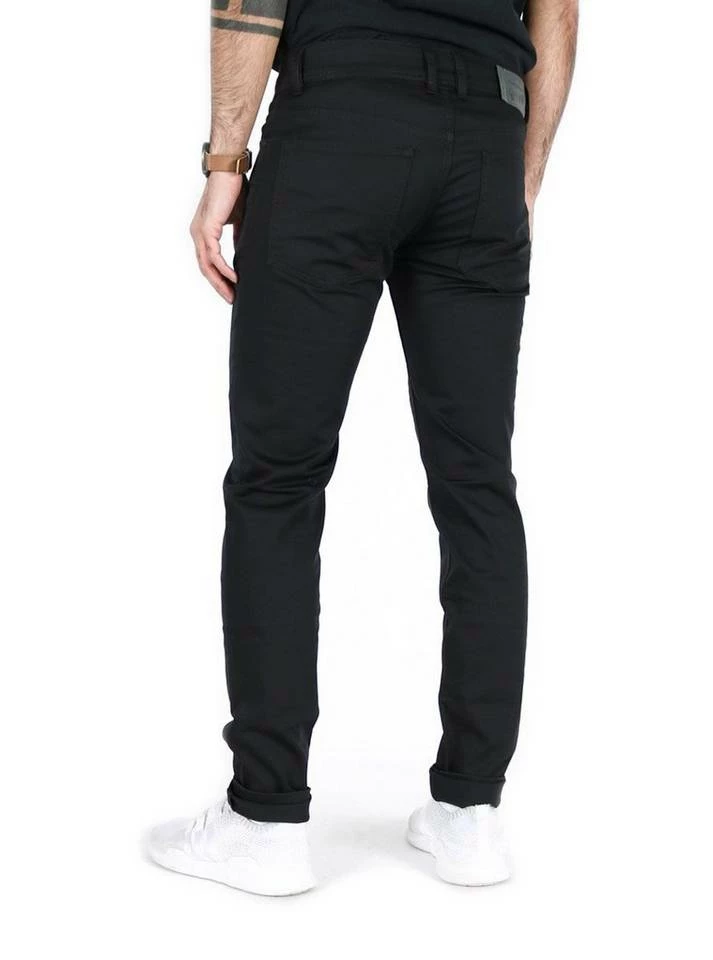 Diesel Skinny-fit-Jeans Stretch Röhren Stoff Hose - Troxer Schwarz 2 Diesel Skinny-fit-Jeans Stretch Röhren Stoff Hose - Troxer Schwarz – Bild 2