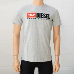 Diesel T-Shirt »T-DIEGO-DIVISION« Blau, Grau -Diesel Verkäufe d95c77e9 909f 4619 9128 176a7fd09e75