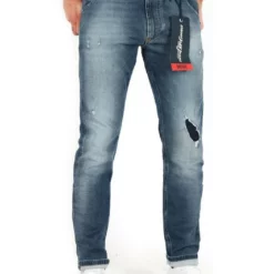 Diesel Tapered-fit-Jeans Herren Regular Tapered Stretch Jogg Jeans Destroyed, Krooley 084TZ