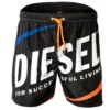 Diesel Badeshorts »Herren Badeshort - BMBX-WAVE, Badehose, Logo« Schwarz, Orange, Schwarz, Orange