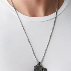 Diesel Kette mit Anhänger »Dog Tag, Double Dogtags, DX1327040«, mit Labradorit -Diesel Verkäufe e71d6481 224e 5c73 9fe7 f35e56fc2744