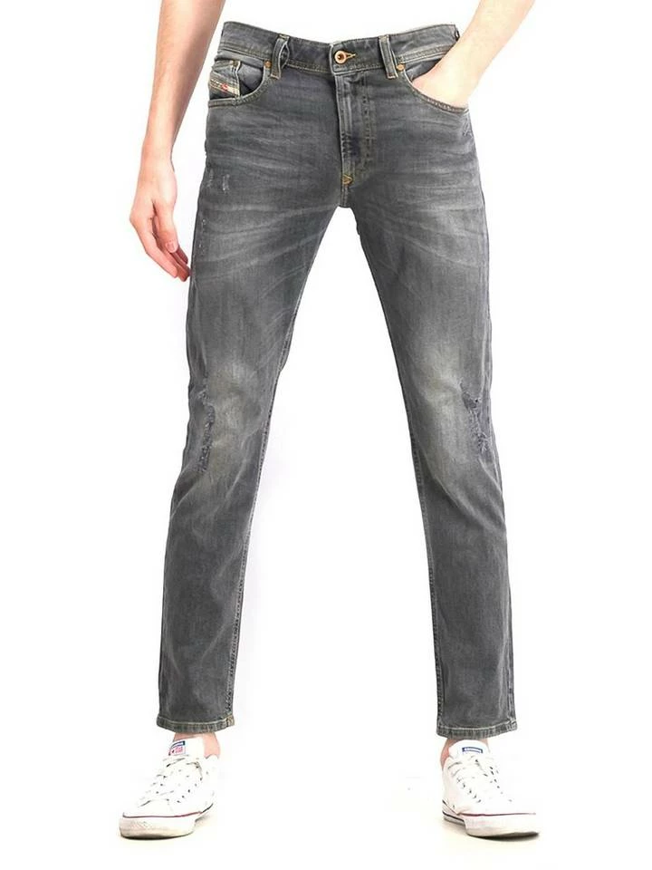 Diesel Slim-fit-Jeans Herren Stretch Hose Hell Grau Thavar XP R3L90 - W38 L30 1 Diesel Slim-fit-Jeans Herren Stretch Hose Hell Grau Thavar XP R3L90 - W38 L30