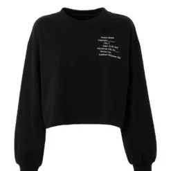 Diesel Sweater »Damen Cropped Sweatshirt - Rundhals-Sweater,« Weiß, Schwarz -Diesel Verkäufe ece99c00 e4ed 59c9 beaa c6e4ba51dda4